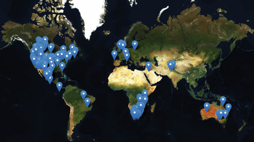 RainBox™ Global Installations Map